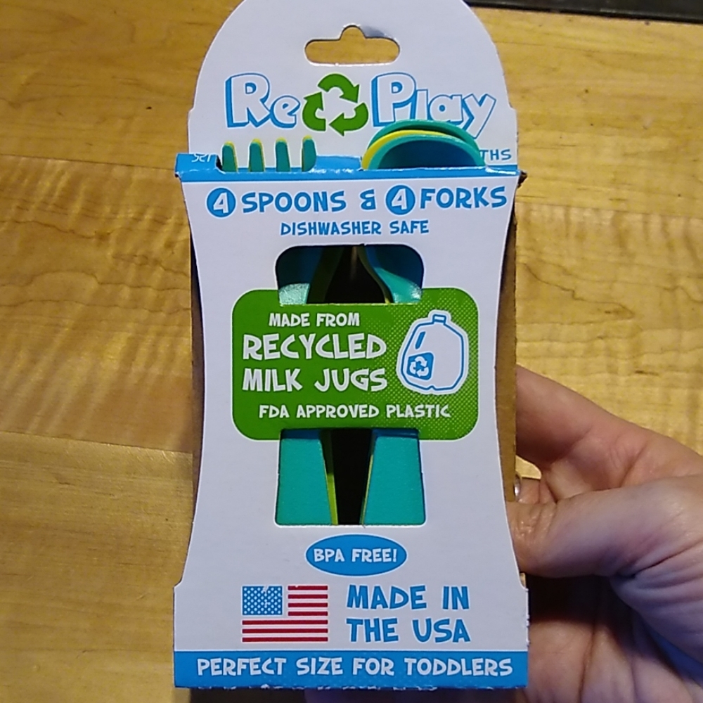 NIP-Recycled Milk Jug Spoons/Forks